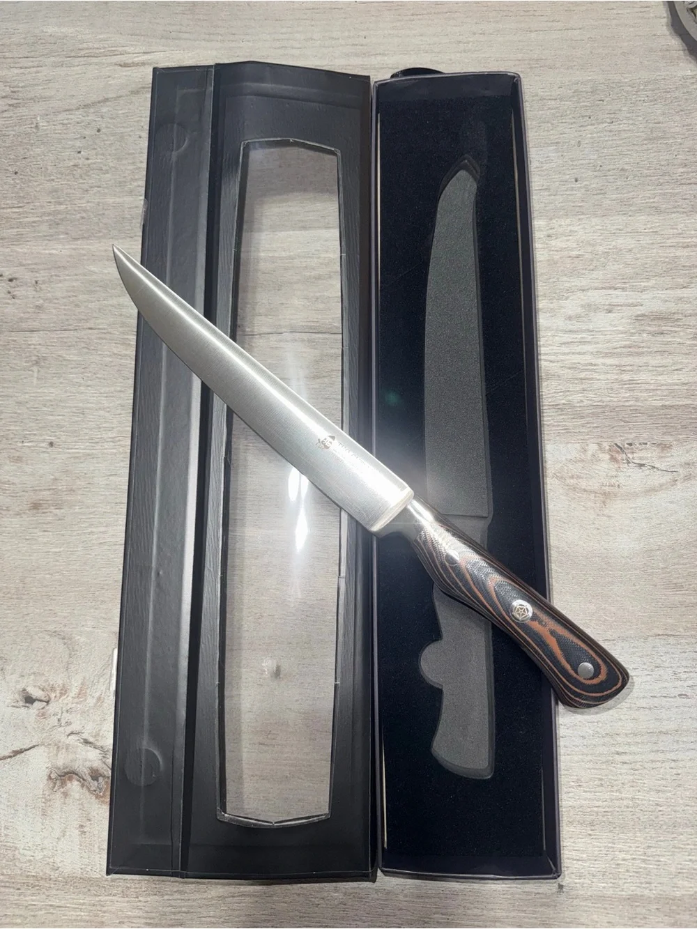 TUO Slicing Knife-8 inch Slicing Carving Meat Cutting Knife-German Stainless